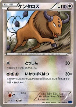 Amazon.co.jp: ポケモンカードゲーム ケンタロス (U) / XY1拡張